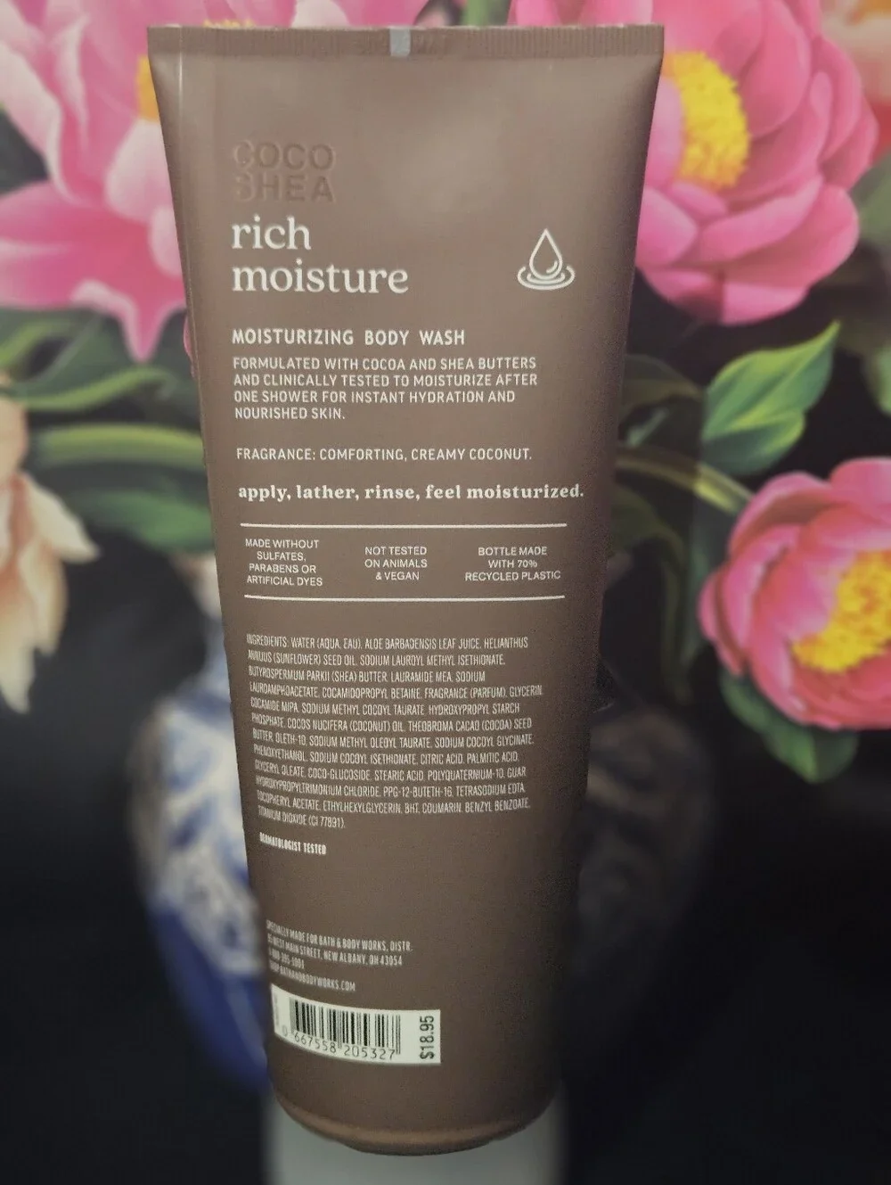 NWT Bath & Body Works Coco Shea Moisturizing Body Wash - Brown & Rose Gold - Picture 3 of 5